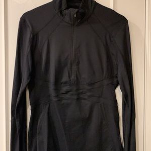 Lululemon Athletica Run Half zip pullover thumbholes & cuffins long sleeve shirt